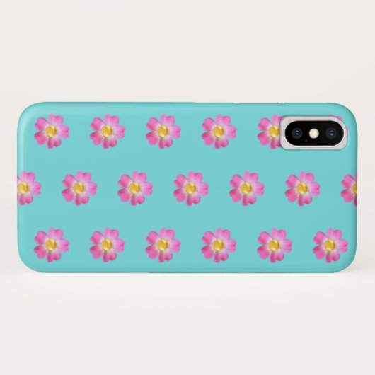 Verbluffende bloemen met een gouden centrale Case-Mate iPhone case (Achterkant (horizontaal))