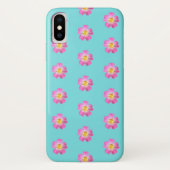 Verbluffende bloemen met een gouden centrale Case-Mate iPhone case (Achterkant)