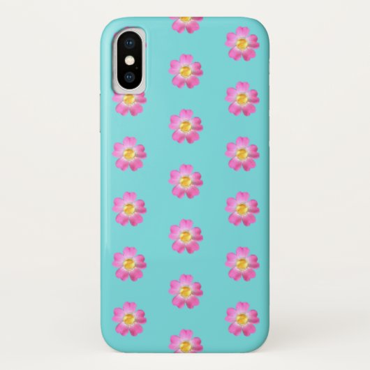 Verbluffende bloemen met een gouden centrale Case-Mate iPhone case (Achterkant)