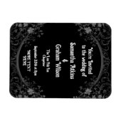 Verbluffende bruiloft sjablonen magneet (Horizontaal)