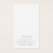 Verbluffende buitenruimtekunst Wetenschap universu Visitekaartje (Achterkant)