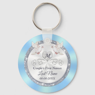 Verbluffende Cheap Personalized Weddenparty Favors Sleutelhanger
