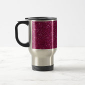 Verbluffende chic roze glitters reisbeker (Links)
