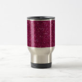 Verbluffende chic roze glitters reisbeker (Center)