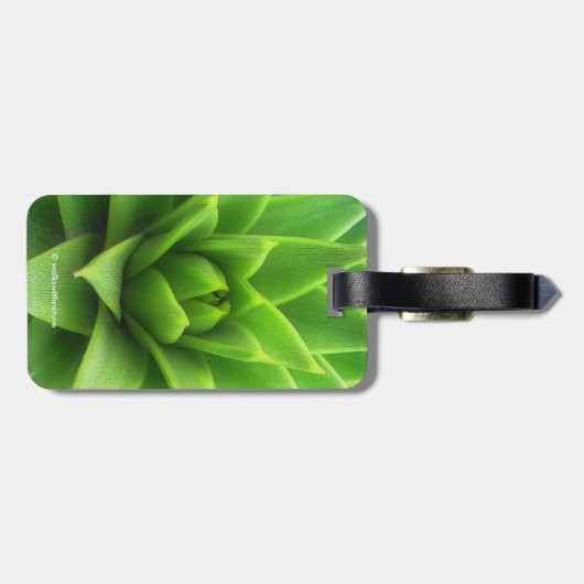 Verbluffende Chileense Pine Monkey Puzzle Tree Bagagelabel (Achterkant horizontaal)