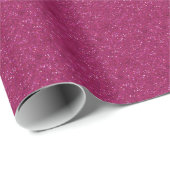 Verbluffende chique roze glitters cadeaupapier (Rol Hoek)