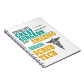 Verbluffende chirurgische chirurgische chirurgisch notitieboek (Rechterzijde)