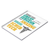 Verbluffende chirurgische chirurgische chirurgisch notitieboek (Linkerzijde)