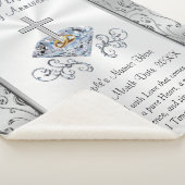 Verbluffende Christelijke, 60ste bruiloft Jubileum Sherpa Deken (3/4)