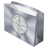 Verbluffende CHRISTELIJKE, gepersonaliseerde huwel Groot Cadeauzakje (Achterkant Gekanteld)