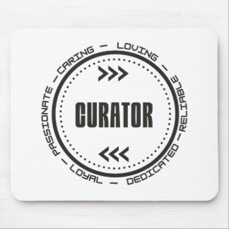 Verbluffende curator muismat