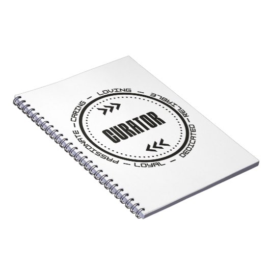 Verbluffende curator notitieboek (Rechterzijde)