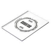 Verbluffende curator notitieboek (Linkerzijde)