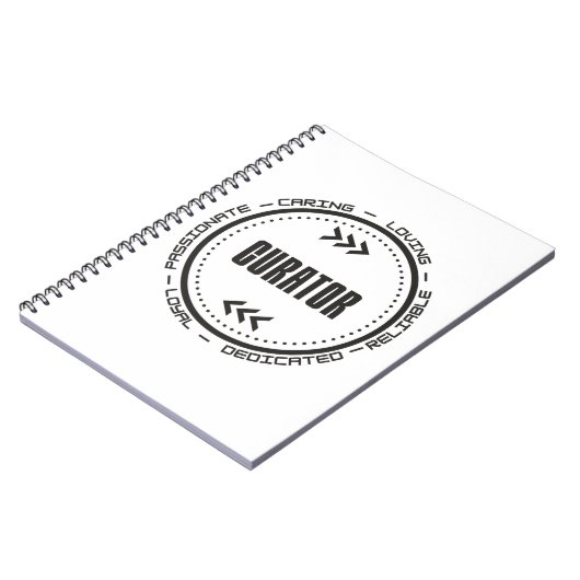 Verbluffende curator notitieboek (Linkerzijde)