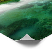 Verbluffende dag in de bronnen van Zelenci, Sloven Poster (Hoek)