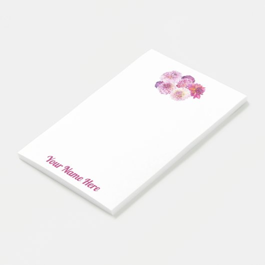 Verbluffende Dahlia Post-it-briefjes Post-it® Notes (Schuin)