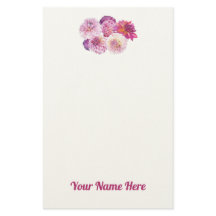 Verbluffende Dahlias Persoonlijke Briefpapier