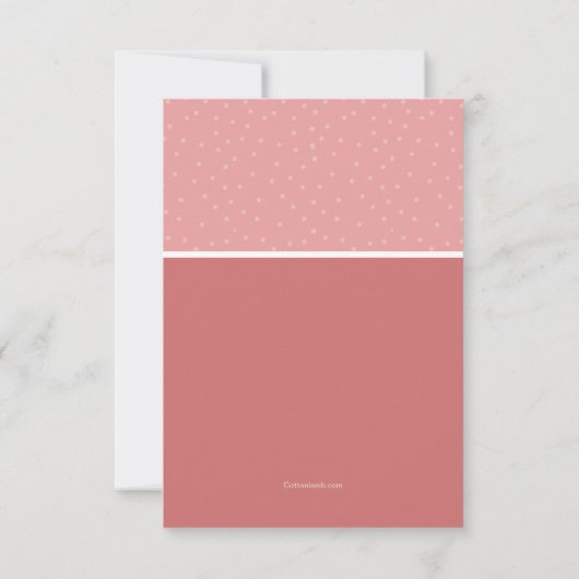 Verbluffende dank u Notecard Kaart (Achterkant)