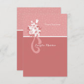 Verbluffende dank u Notecard Kaart (Voorkant / Achterkant)