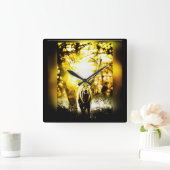 Verbluffende dealer 01-01 vierkante klok (Huis)