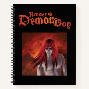 Verbluffende Demon Boy Dawn-laptop Notitieboek