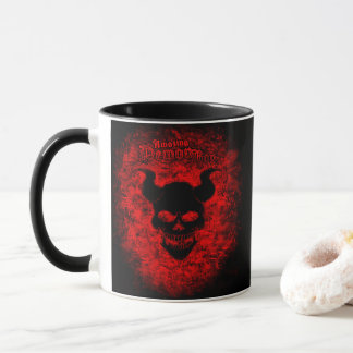 Verbluffende demon Boy Demon Skull Mok
