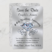 Verbluffende diamant, Sla de datum op kaarten, Per Kaart (Voorkant / Achterkant)