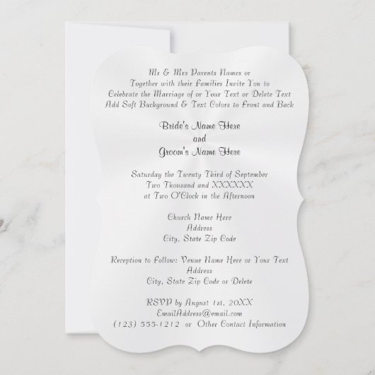 Verbluffende Diamond bruiloft uitnodigingen Jouw t (Achterkant)