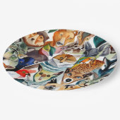 Verbluffende dieren papieren bordje (Gekanteld)