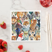 Verbluffende dieren servet (Insitu)