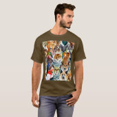 Verbluffende dieren t-shirt (Voorkant volledig)
