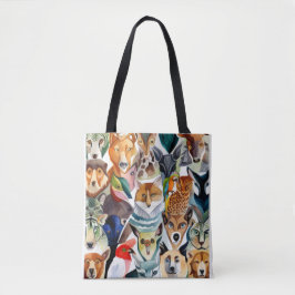Verbluffende dieren tote bag
