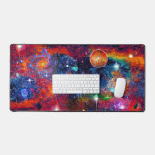 Verbluffende drukke Cosmos Desk Mat (Keyboard & Muis)