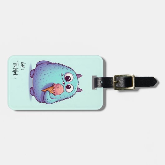 Verbluffende é à bagagelabel (Voorkant horizontaal)