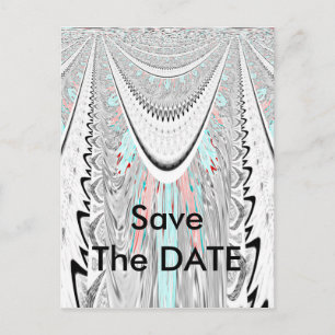 Verbluffende edgy zachte cyaan kleuren vector illu aankondigingskaart