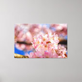 Verbluffende en ongelofelijke roze Sakura-bloemen  Canvas Afdruk (Voorkant)