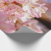 Verbluffende en verbluffende roze Sakura-bloemen Cadeaupapier (Hoek)