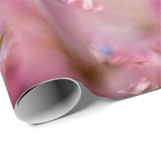 Verbluffende en verbluffende roze Sakura-bloemen Cadeaupapier (Rol Hoek)