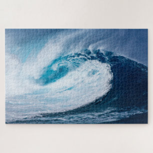 Verbluffende enorme surfgolven legpuzzel