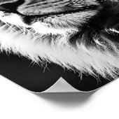 Verbluffende exotische leeuw digitale print (Hoek)