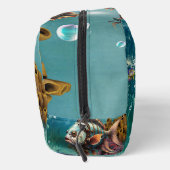 Verbluffende fantasie steampunk vis toilettasje (Rechts)