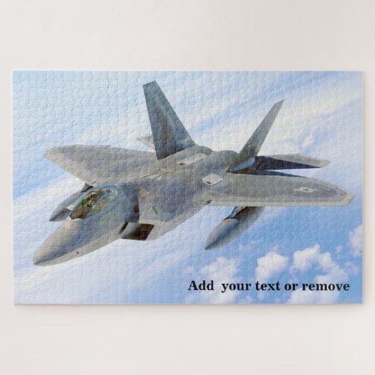 Verbluffende foto F-22 Raptor USAF-jachtjet, Legpuzzel (Horizontaal)