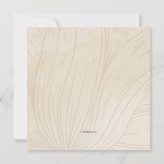 Verbluffende foto uitnodiging (Achterkant)