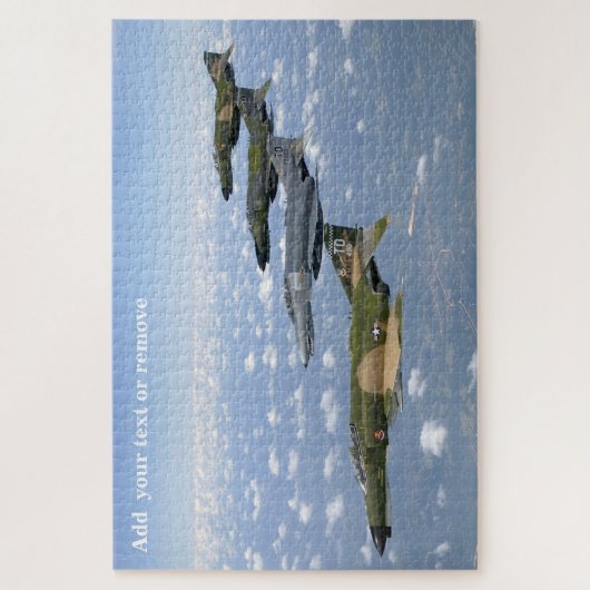 Verbluffende foto van Phantom jets in formatie. Legpuzzel (Verticaal)