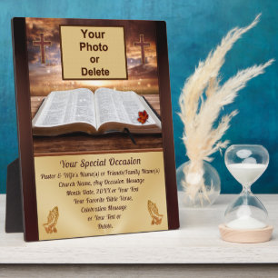 Verbluffende foto's en persoonlijke, Christelijke  Fotoplaat