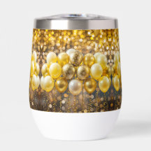 Verbluffende Gele en Gouden Bokeh Ballon