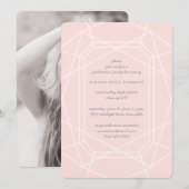 Verbluffende Gem Chic Graduation Party uitnodiging (Voorkant / Achterkant)