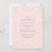 Verbluffende Gem Chic Graduation Party uitnodiging (Voorkant)