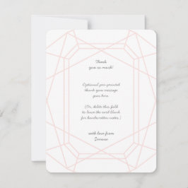 Verbluffende Gem gepersonaliseerde bedankkaarten Bedankkaart