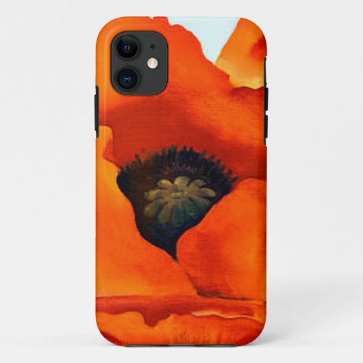 Verbluffende Georgia O'Keefe Red Poppy Flower Case-Mate iPhone Case (Achterkant)